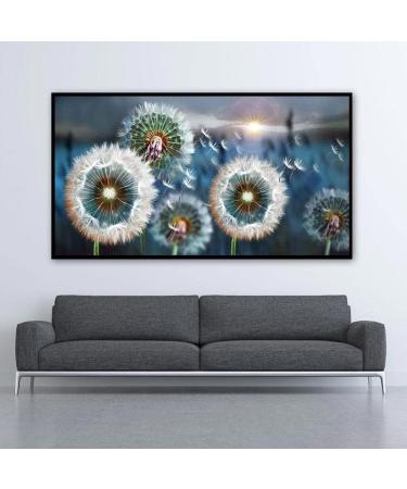 Dandelion Diamond Painting Kit | Large DIY Full Drill Crystal Rhinestone Art Sunset Painting | Gem Art for Adults | Home Wall Decor (27.5 X 15.7inch) - Buy Online on GoSupps.com