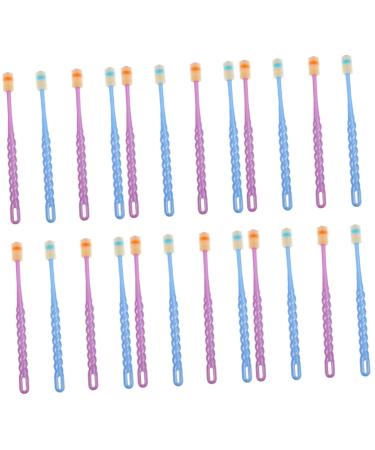Frcolor 24 STK toothbrush finger holder protection safety toothbrushes for babies toothbrushes for children toothbrush toothbrush for babies baby training toothbrush soft fur product