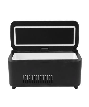 Insulin Cooler Refrigerated Box Portable Refrigerator Small Insulin Freezer Refrigerator Preservation Box Fridge Refrigerator Box Automobile Fridge Beverage Cooler (Black US Plug)