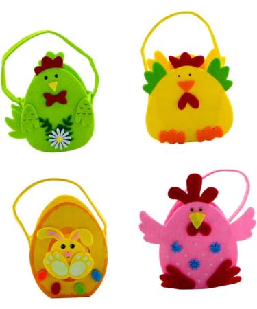 STOBAZA Animal Carrying Bucket 2pcs Candy Bags Hamper Easter Plushies Candies Easter Egg Toss Easter Candy Bag Bag Animal - Buy Online on GoSupps.com