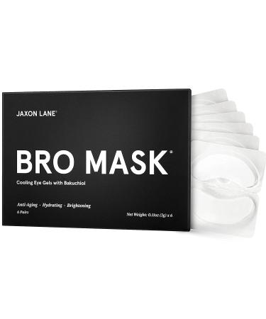 Bro Mask Under Eye Gel Pads - Cooling Eye Patches for Dark Circles and Puffiness | Anti-Aging Hydrogel Patch Set with Bakuchiol, Green Tea, Hyaluronic Acid, Caffeine, Niacinamide - 24 Pairs - Buy Online on GoSupps.com