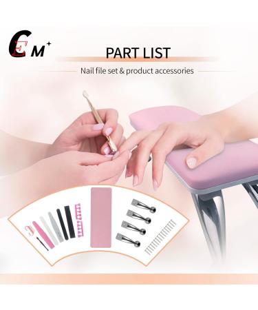 Buy Pink Manicure Hand Rest & Nail Arm Rest - Soft Cushion for Nail Techs | Perfect Manicure Pillow for Nails & Toenails - Shop Internationally - Buy Online on GoSupps.com
