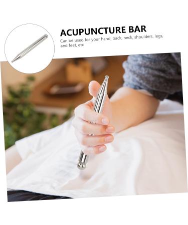 Healeved Acupuncture Pen - Stainless Steel Self-Massage Bar & Trigger Point Device for Thai Massage & Face Care - Buy Online on GoSupps.com