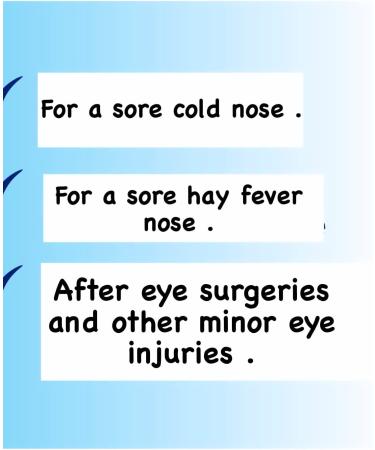 Bepanthen Eye and Nose Ointment - Gentle Healing for Sore Noses and Eye Damage - Fragrance Free - 10g / 0.35oz - Buy Online on GoSupps.com