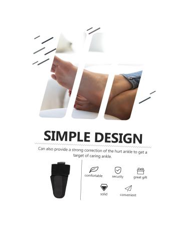Adjustable Foot Inversion Protector Support Sleeve & Splint - Black Foot Guard for Injury Recovery (23.5x13.5x1.5cm) - International Shipping Available - Buy Online on GoSupps.com