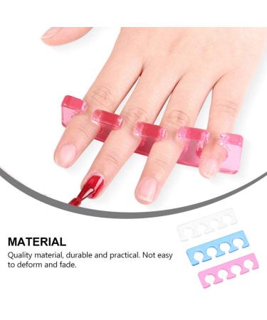 Lurrose Silicone Finger & Toe Separators - Flexible Nail Art Divider for Pedicures & Manicures - Ideal for Salon Use - Buy Online on GoSupps.com