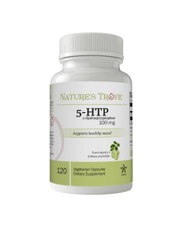 Nature's Trove 5-HTP 100mg 120 Vegetarian Capsules