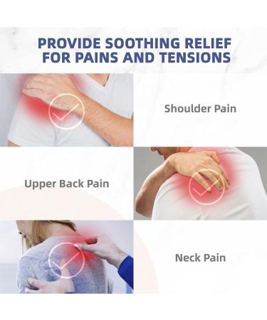 Aroma Season Heated Neck Warmer - Microwave Heat Pad for Neck and Shoulder Pain Relief in Grey - Buy Online on GoSupps.com