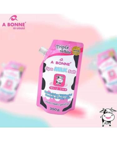 A Bonne Spa Milk Salt 350g - 12.34 Ounce (Pack of 1) | Exfoliating Body Scrub for Smooth Skin - Buy Online on GoSupps.com