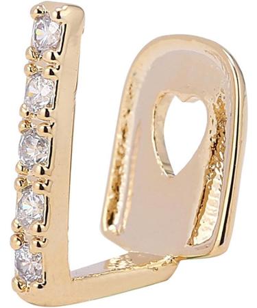 Hip Hop Single Tooth Grillz Cap Top Gold Plated Punk Teeth Caps Halloween Cosplay Party Tooth Rapper Funny Jewelry Gift (3pcs) - Buy Online on GoSupps.com