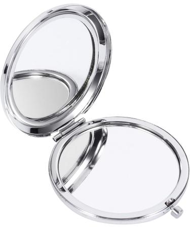 1pc Double Sided Folding Mirror Small Cosmetic Mirror Small Mirror for Purse Cute Compact Mirror Portable Makeup Mirror Mini Mirrors 2-sided Mirror Metal Handbag Travel Pocket - Buy Online on GoSupps.com