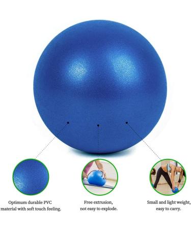 XIECCX Mini Yoga Ball 9 Inch - Home Exercise Pilates Therapy Balance Barre Equipment - Core Stability Training for Physical Fitness - Black - Buy Online on GoSupps.com