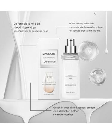 Color Changing Foundation Color Matching FoundationSPF 30 Moisturizing Camouflaging Coverage Cream Natural Complexion Correcting Glow For Women - Buy Online on GoSupps.com