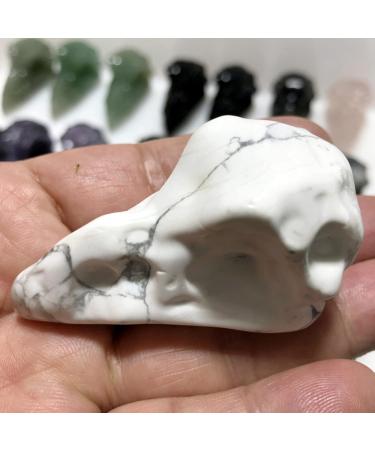 PUNNI Crystal Stone Stone Crow Figurines Natural Gemstone Carved Raven Skull Bird Head Statue Animal Ornaments Home Decoration Accessories Room Decor 1pc SHENGYUYIN (Color : Black Size : 1pc) - Buy Online on GoSupps.com