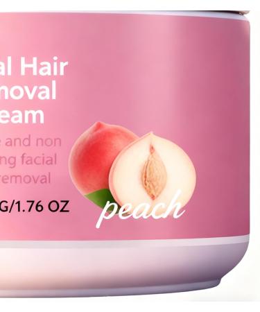 Facial Hair Removal Cream | 50 Grams Soothing Natural Balm | Natural Body Hair Removal Cream - For Women and Men Underarms Legs Lips Underarms Chest - Buy Online on GoSupps.com