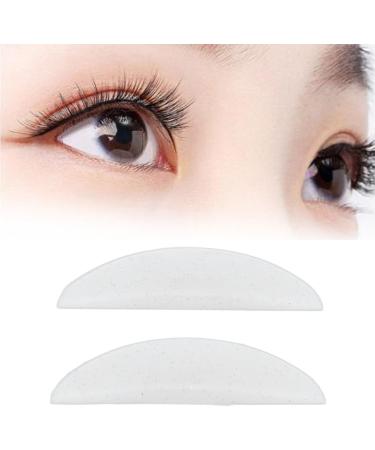 Sonew 1 Pair Reusable Eyelash Silicone Pads - Soft Lash Rods & Storage Box for Lash Lifting | Sparkle Clear White Tool (S - Buy Online on GoSupps.com