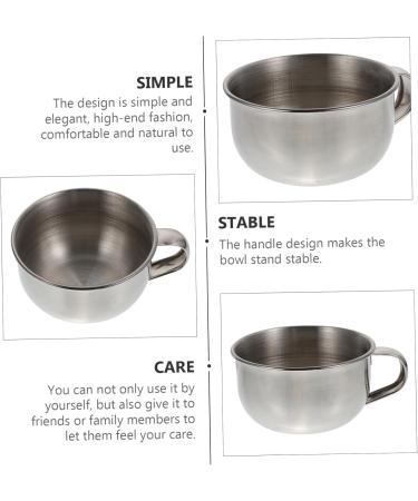 Magiclulu Stainless Steel Razor Soap Shell | Long-Lasting Rust-Free Shaving Bowl for Men - Buy Online on GoSupps.com
