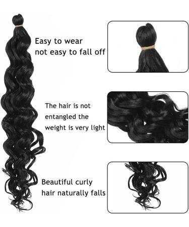Traziewell Hair Extensions Curly Pre Stretched Braiding Wave Synthetic High Temperature Fiber Crochet Blonde Hair Extensions 1122 FH001122 L - Buy Online on GoSupps.com