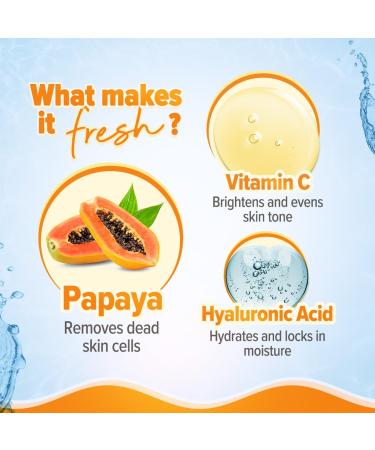 Glow+ Smoothie Face Wash | Vitamin C & Papaya | Cleanse Dirt & Impurities | Healthy Glowing Skin | 3.38 Fl Oz/100ml - International Shipping Available - Buy Online on GoSupps.com