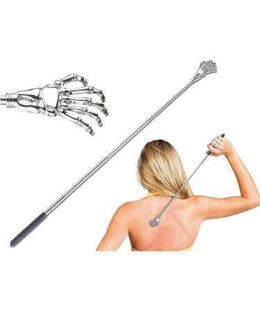 AuntYou 3x Back Scraper with Retractable Handle | Stainless Steel Body & Head Massager | International Shipping - Buy Online on GoSupps.com