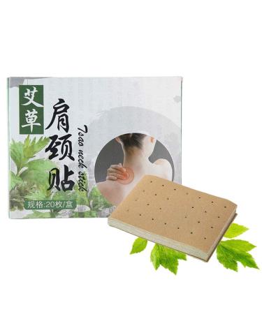 Moxibustion Stickers for Pain Relief | Self-Heating Acupuncture Patch | Traditional Chinese AIJIU | Natural Wormwood for Neck Shoulder Back Legs Waist & Knees - Buy Online on GoSupps.com