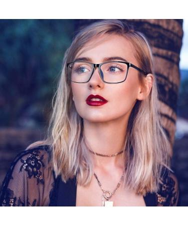 Buy Blue Light Blocking Glasses for Women & Men | Anti Eyestrain Eyeglasses for Computer TV Phones & Gaming - Black - Buy Online on GoSupps.com
