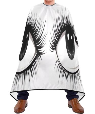 Kigai Cute Eyes Barber Cape - Waterproof Hair Cutting Cape for Men & Women | Professional Hairdressing with Adjustable Snap Closure - Buy Online on GoSupps.com