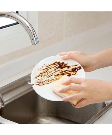 2023 Dish Sponge Non-Scratch Biodegradable Scrubbing Coir Sponges Coconut Pulp Palm Scrubber Fiber Scouring Pad Wooden - Buy Online on GoSupps.com