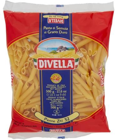  Italian Gourmet E.R. Divella Penne Ziti N. 32 Durum Wheat Semolina Pasta 500 g + Italian Gourmet Polpa di Pomodoro Box 400 g - Buy Online on GoSupps.com