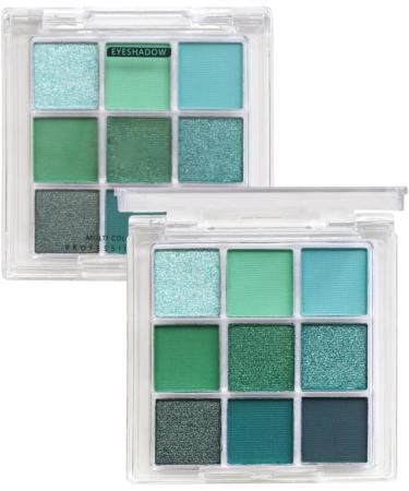 green eyeshadow - green glitter eyeshadow - avocado eyeshadow palette | Pigment colors | Glitter eye makeup | Waterproof cosmetics - Buy Online on GoSupps.com