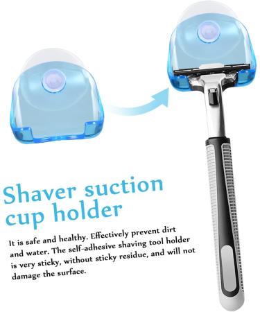 Buy Angoily 6-Set Razor Holder with Suction Cup - Wall-Mounted Plastic Organizer for Razors Toothbrushes & More - Perfect for Any Bathroom - Buy Online on GoSupps.com