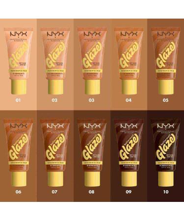  NYX PROFESSIONAL MAKEUP NYX Professional Makeup Buttermelt Glaze Tint Foundation SPF30 up to 12 hours of hold Nutmeg Butta - Buy Online on GoSupps.com