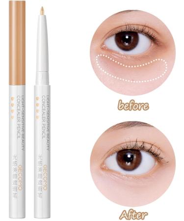 Concealer Concealer Pencil Waterproof Eyebrow Coverage Foundation Cream Long-Lasting Blemishes Smoothing Moisturizing 3 Colors  - Buy Online on GoSupps.com