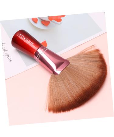 Housoutil Professional Makeup Foundation Brush & Devil Horns Headband - Ideal for Mineral Powder & Face Makeup - 20x4x16cm Brown - Buy Online on GoSupps.com