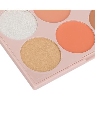 Blush Palette 02 | 4-in-1 Matte & Pearlescent Makeup - 8 Colors for Long-Lasting Blush Highlighter Eyeshadow & Contour - Shop Internationally - Buy Online on GoSupps.com