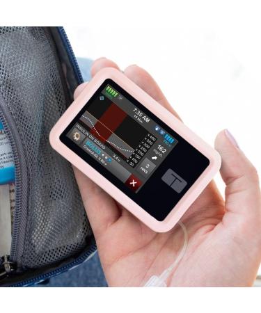 Tandem t:Slim Gel Skin - Soft Silicone Case for t:Slim X2 Insulin Pump | Light Pink Scratch & Drop Protection - Buy Online on GoSupps.com