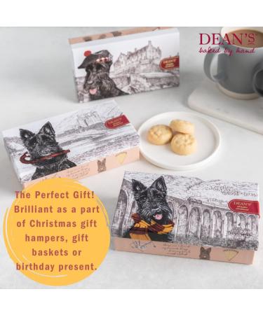 Deans Scottish All Butter Shortbread Biscuits Gift Box - 90g | Eilean Donan | Collectable Scottish Terrier Dog | Luxury Hand-Baked Cookies - Buy Online on GoSupps.com