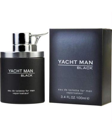 Myrurgia Yacht Man Black Eau De Toilette Spray 3.4 oz for Men - Buy Online on GoSupps.com