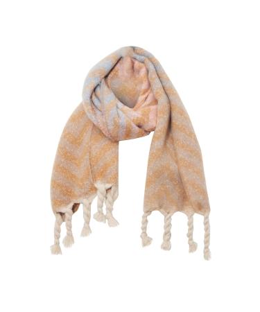 Triangular cloth women Elegant Print triangular cloth Loop scarf winding scarf large cashmere scarf scarves for every season warm scarf unit size brown