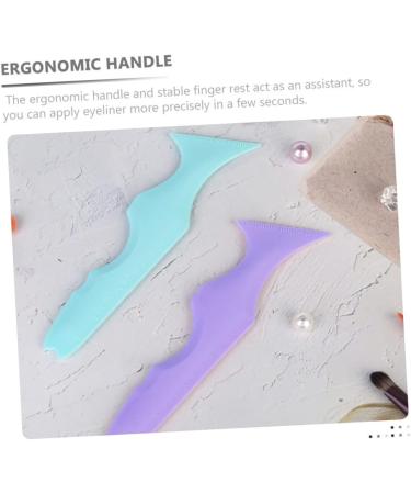 POPETPOP Eyelash Tool 10 pcs Drawing Reusable Supplies Stencils Eyeshadow Lipstick Girls Cosmetics Eyeliner Beauty - Buy Online on GoSupps.com