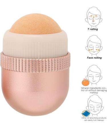 Oil Absorbing Face Roller | Reusable Mini Volcanic Roller for Oily Skin | Portable Facial Massage Tool - Buy Online on GoSupps.com