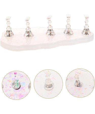 HONMEET 1 Set Nail Stuff for Acrylic Nails Nail Art Kits Nail Stands Nail Holder for Painting Nails Press on Nail Stand Fake Nail Holder Nail Practice Stand Magnet Portable Nail Set - Buy Online on GoSupps.com
