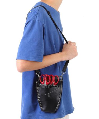 Hairdresser Scissor Bag Barber Waist Pouch Multi Functional with Scissors Holders for Professional Salon Use - Buy Online on GoSupps.com