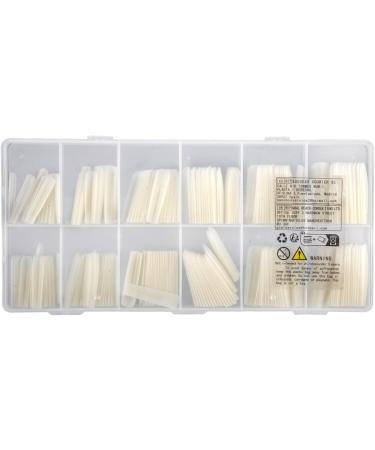 KOXXIAMOQ Soft Gel Full Cover Nail Tips for Nail Extensions 240 Pcs Clear Coffin Ballerina Fake Nails No C Curve Nail Tips Frosted Long Acrylic False Nails Traceless (natural) - Buy Online on GoSupps.com