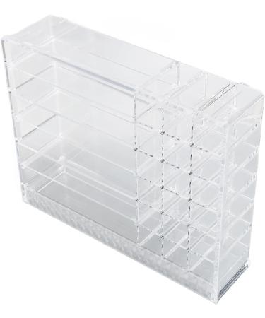 Fictory Diamond Lipstick Powder Cabinet - Organize and Display Cosmetics - Space Saving Transparent Shelf - Buy Online on GoSupps.com