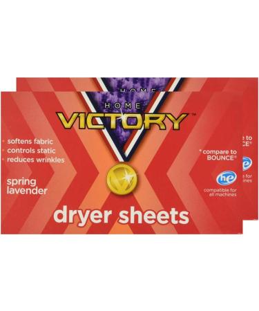 HOME VICTORY Spring Lavender Scented Dryer Sheets - 480 Count Fabric Softener Sheets for Wrinkle Reduction, Static Control, and Softened Fabrics - Buy Online on GoSupps.com
