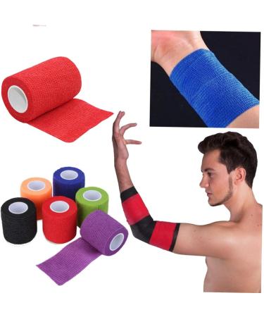 FRCOLOR Elastic Cohesive Colored Tape | Breathable Self-Adhesive Medical Gauze Tape | First Aid Protective Gear | Green Medium - Buy Online on GoSupps.com