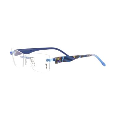 Switch it! Set - acetate interchangeable temples in different colors 1 piece (1 pack) 2254: blue-black-white blue inside