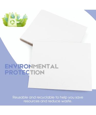 Golden State Art 8x10 Corrugated Cardboard Sheets 10-Pack for DIY Crafts & Packing - White/Kraft Brown - Buy Online on GoSupps.com