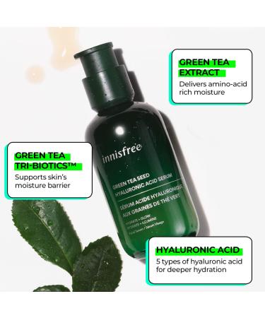 Innisfree Green Tea Seed Intensive Hydrating Serum 2.7 Fl Oz - Hydrating Green Tea Serum - Buy Online on GoSupps.com